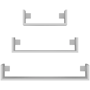 Topeshop MOBI 3P BIEL shelve Floating shelf Wall m
