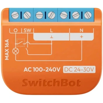 Smart SwitchBot releja slēdzis W5502310 — Wi‑Fi va