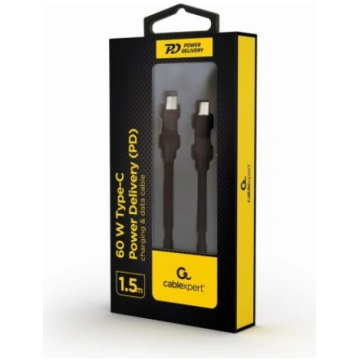 CABLE USB-C PD 1.5M/CC-USB2-CMCM60-1.5M GEMBIRD