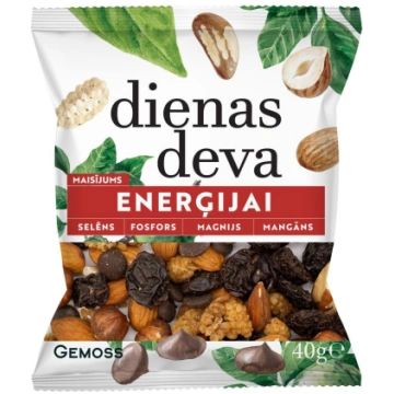 Dienas deva enerģijai 40g ZELTA RIEKSTS