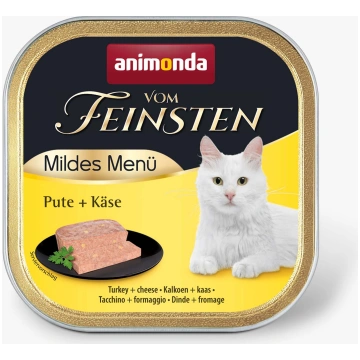 Animonda Vom Feinsten Cat Mildes Menu tītars, sier