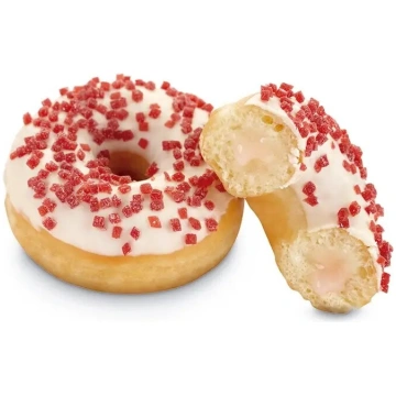 Konfekšu pulveris dots DOTS Virtulis zemeņu ievārī