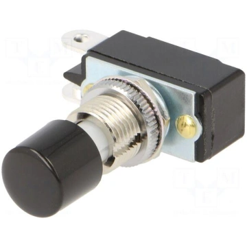 Switch: push-button | Pos: 2 | SPST | 3A/125VAC | 