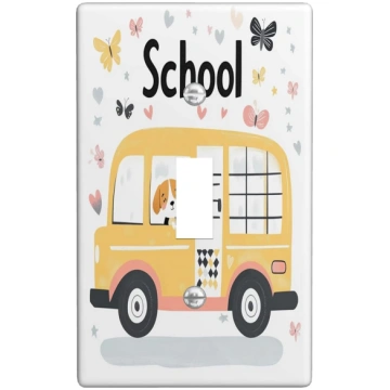 Dekorative Lichtschalter-Abdeckplatte mit Cartoon-