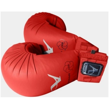 Arawaza Karate cimdi Sparring Gloves WKF sarkani