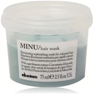 Davines MINU Hair Mask aizsargmaska krāsotiem mati