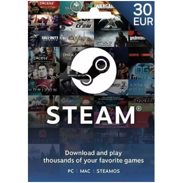 EU Steam 30 Euro Gift Card