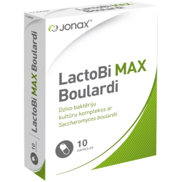 JONAX Lactobi Max Boulardi kapsulas, 10 gab