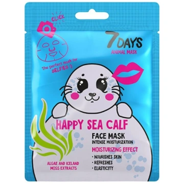 7Days ANIMAL Sejas maska “Happy Sea Calf” ar jūras