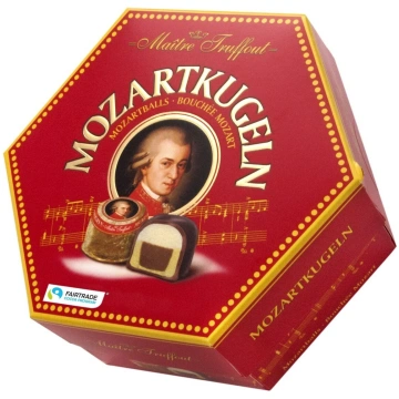 Šokolādes konfektes MAITRE TRUFFOUT Mozart Marzipa