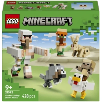 LEGO® Minecraft® Vištų raitelis ir užpuolimas dyku