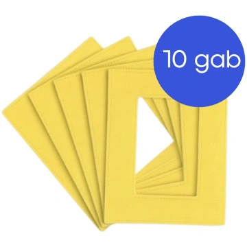 HESTER M3 tīrīšanas lupatiņas 10 gab. (dzeltenas)