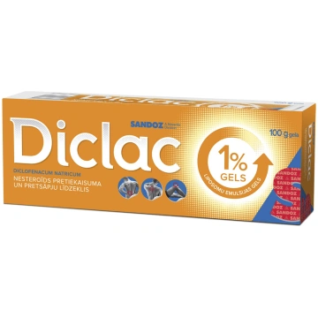 DICLAC® 1% gēls, 100 g. HEXAL AG/SALUTAS PHARMA Gm