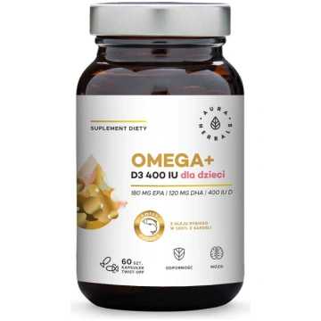 AURA HERBALS Omega+ jaundzimušajiem, zīdaiņiem un 