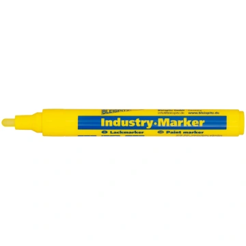 Industriālais krāsas marķieris 4 mm, balta Bleispi