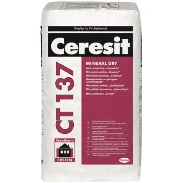 Ceresit CT 137 minerālais apmetums ar „akmentiņu” 