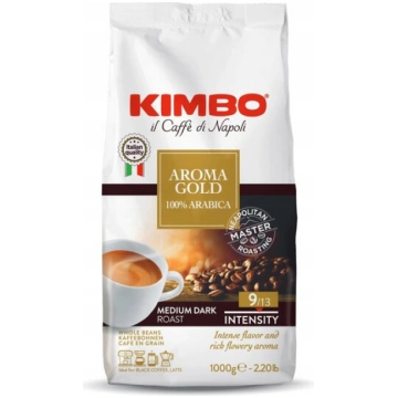 KIMBO Aroma Gold 1 kg. Kafijas pupiņas