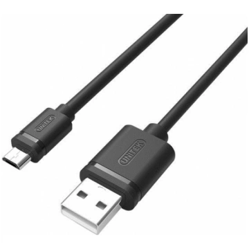 Unitek USB Cable USB 2.0-micro USB M/M, 0,5m; Y-C4