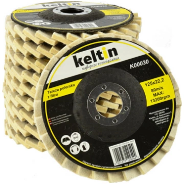 Filca lapiņdisks 125x22.2mm Keltin