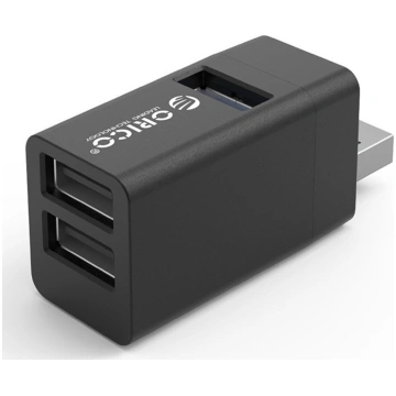 HUB USB Orico MINI-U32-BK-BP 3x USB-A 3.0 (MINI-U3