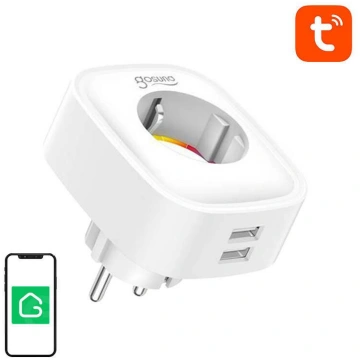 Smart plug WiFi Gosund SP112 2xUSB, 16A, Tuya