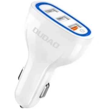 Dudao R7S 3x USB automašīnas lādētājs Quick Charge
