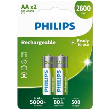 Philips R6B2A260/10 - 2 gab. AA MULTILIFE NiMH uzl