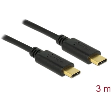 Delock USB 2.0 cable Type-C to Type-C 3 m 3 A 8386