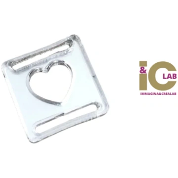 DECORAZIONE ARGENTO CON CUORE Immagina&crealab