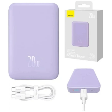 Baseus Magnetic Mini Pārnēsājamā baterija 10000mAh