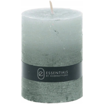 Home Styling Collection CANDLE PILLAR DIP DYE GREY