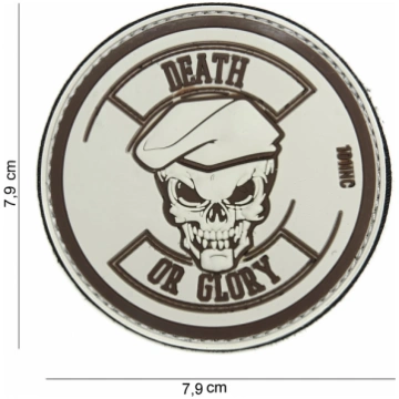 Uzšuve Death or glory (brūna) Fostex