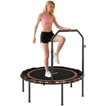 SPORTNOW 40 collu saliekamais fitnesa batuts Mini 