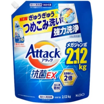 Kao Attack EX Liquid laundry detergent refill 2.12