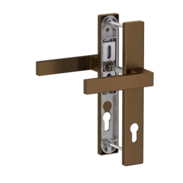 Durvju rokturis Dublin plastmasas durvim 92mm bron