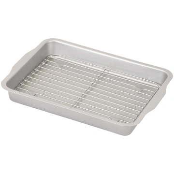 Pearl Metal Tempura Frying Tray with Large Silicon