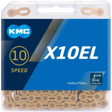 KMC X10EL 114L Chain — Silver