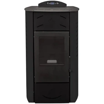 Centrālapkures granulu kamīns IDRO 15kw.Granulu tv