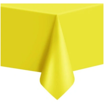 Plastmasas galdauts 137 x 274cm, krāsa: dzeltena.