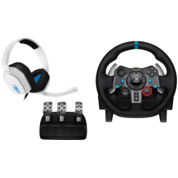 LOGITECH G29 Racing Wheel + Astro A10 Headset Bund