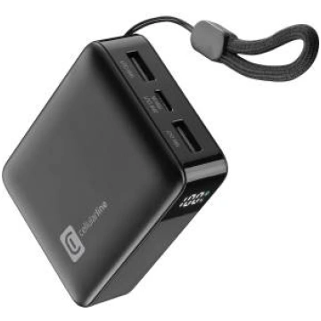 Cellularline Powerbank Mini 10000mAh Lcd Fast 20w 