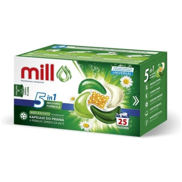 MILL PRO 5k laundry capsules + UNIVERSAL softening