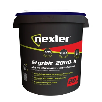 Šķīdinātāja bāzes līme NEXLER STYRBIT 2000 K, 20KG