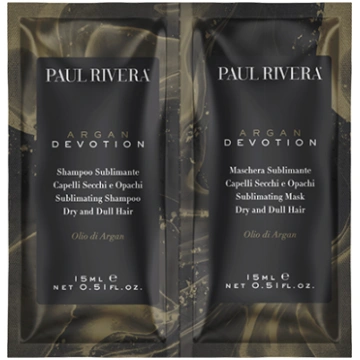 PAUL RIVERA ARGAN DEVOTION testeris - šampūns + ma