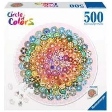 Puzle Ravensburger Donuts 500 detaļas — platums 52