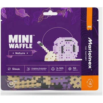 Blocks Mini waffle nature - Snail 50 pcs MARIOINEX