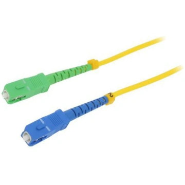 Fiber patch cord; SC/APC,SC/UPC; 7m; 9/125um; LSZH