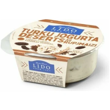 Turku jogurta deserts ar rupjmaizi 200g, Lido