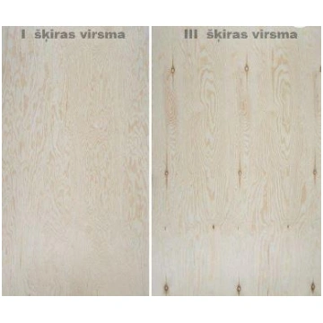 Priedes finieris, I/III, EXT 1250x2500mm, 3.125m2 