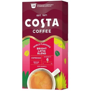 COSTA COFFEE Bright Latin Blend 10gab. Nespresso k